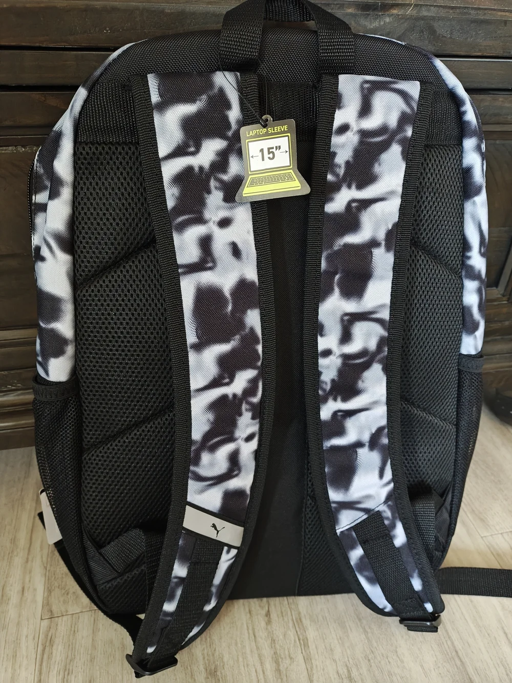 Puma Black & White Camo Men's Backpack